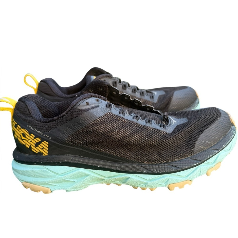 Hoka One One Challenger ATR 5 Women 6 Blue Trail Running Sneaker Athletic Shoe